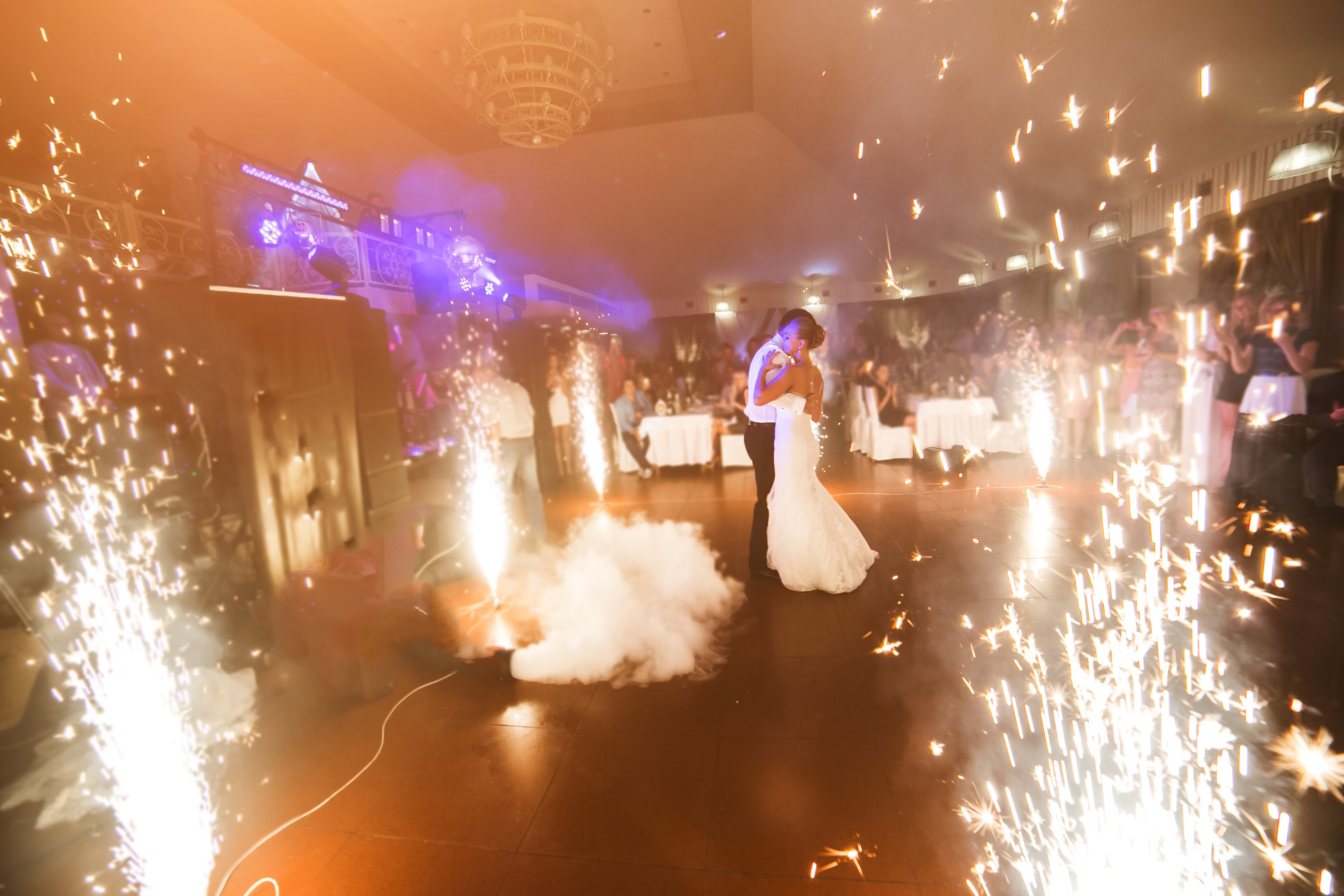 Melbourne Indoor and Outdoor Fireworks Sparkular Fountains Weddings