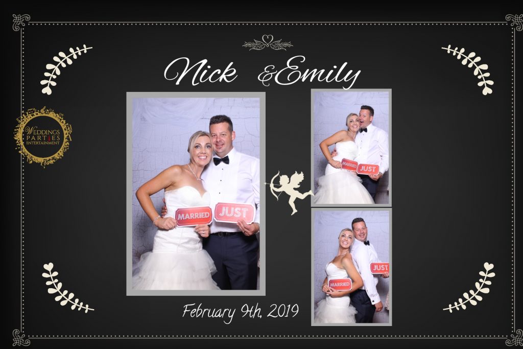 Mirror Photo Booth Overlay with Nick & Emily